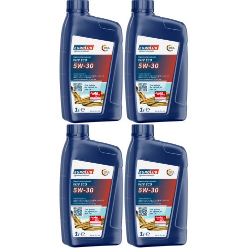 EUROLUB WIV ECO 5W-30 Motoröl 4x 1l = 4 Liter
